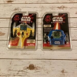Vintage Star Wars Episode 1 Baboo Escape Battle Of Naboo Hand Held Games
